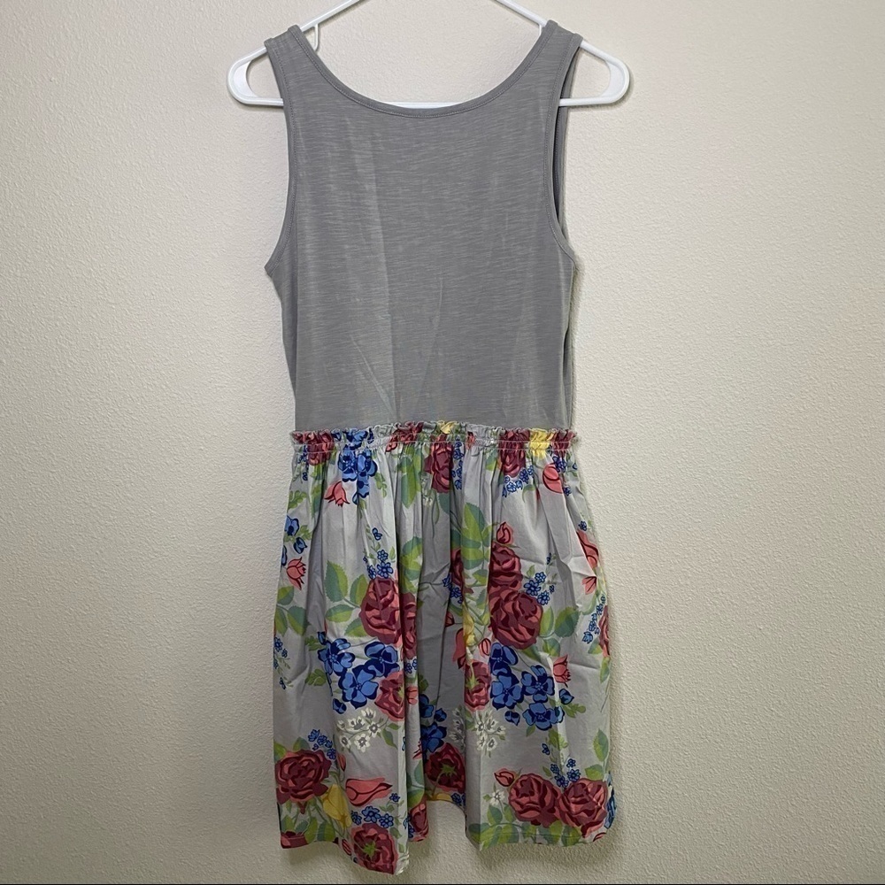 Matilda Jane | Seven Seas Gray and Floral Tank Dress Size Small - Picture 3 of 7